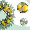 Egolot 18 Inch Yellow Lemon Spring Summer Wreath for Front