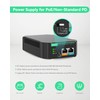 LINOVISION Industrial POE++ Injector, 95W, 10G BT, IEEE802.3af/at/bt, AC 100-240V