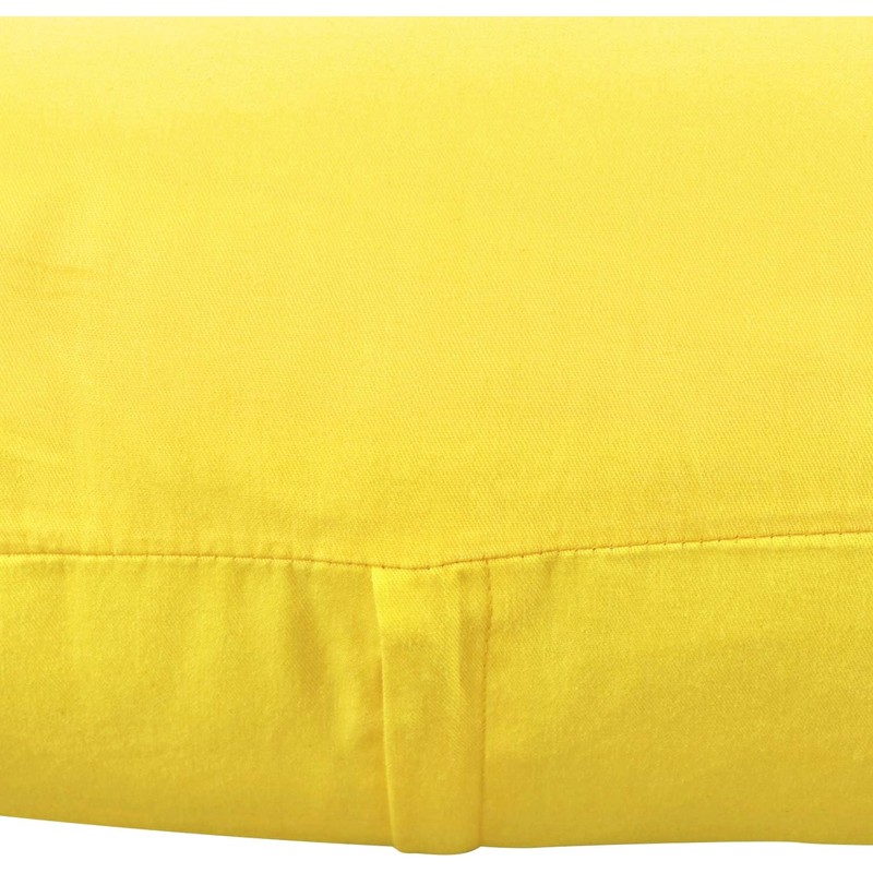 4-Pack Cotton Comfortable Solid Decorative Throw Pillow Case Square Cushion