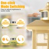 2-Pack Gold Exterior Motion Wall Sconces, Outdoor Waterproof Wall Light