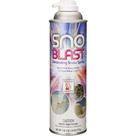 Design Master 840 Snow Blast Spray, White, 32.48" Height