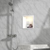Bernkot Stainless Steel Led Shower Niche 12" X 12" White