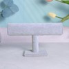Bocar Grey Velvet Bracelet Display Stand T-Bar Display Holder Organizer
