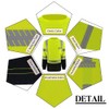 LOVPOSNTY Safety Shirts ANSI Class 3 Hi Vis Shirts with