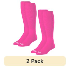 Rawlings Baseball / Fastpitch Softball Socks | 2 Pair | Pink | Medium