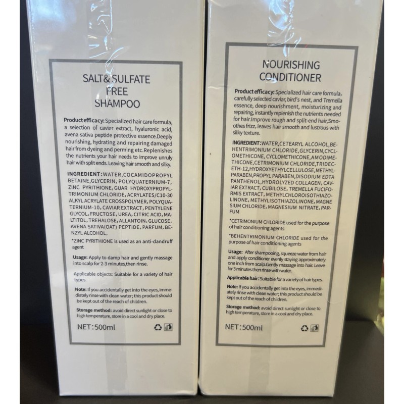 Lua Shampoo & Conditioner Set by Lua. Salt and Sulfate