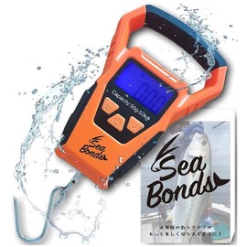 SeaBonds Fishing Scale, Waterproof, Digital Scale, Fishing, IPX7, Japanese Brand, 100 Days Warranty, Hanging Scale, Digital Scale, Fishing Scale, G-scale, Measuring Tool, Outdoor, Lightweight, 110.2