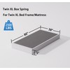 Bedsnus Twin XL Size Box Spring and Cover Set, 5