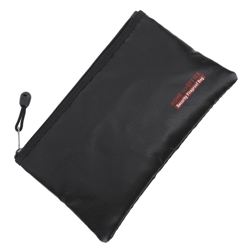 Fireproof Document Bag Portable Waterproof 800℃ High Temperature Resistant Zipper