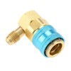 Aupoko R134A Compressor Oil Dye Injector, 1/4" SAE Male and