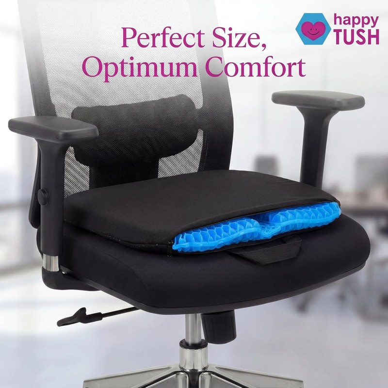 NOVA Extra Wide Cooling Gel Seat Cushion 17” x 18”