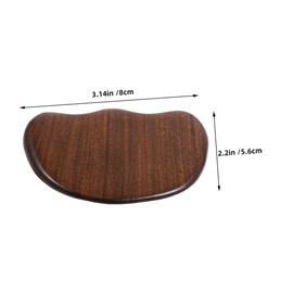FRCOLOR 2pcs Wooden Gua Board for Massage Portable Scraping Tool for Muscle Relief and Relaxation Sandalwood Design for Home Use