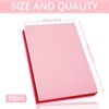 Whaline 18Pcs Red Pink Felt Fabric Sheets Assorted Soft Thick