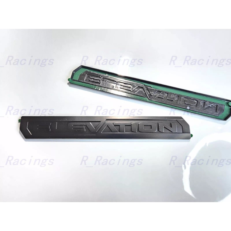 GMC Overlay 4PCS Matte black Door Rear Sierra Elevation Emblem