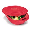 Norpro, Red Silicone Steamer with Insert, 32 oz
