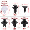 Bumper_Carparts 100PACK Bumper Clips FENDER TRIM Car Auto Push Pin