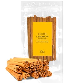 JEAU CHAU Ceylon Cinnamon Stick, 1.8 oz (50 g) (Cinnamon, Made in Sri Lanka), Highest Standard Grade, Alba Alba, Additive-Free, No Pesticides/Spices