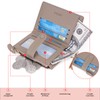 HKCLUF Small Purses for Women, Leather Wallet RFID Blocking Credit