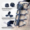 Stepace Elastic Shoelaces with Quick Release, 2 Pairs of Rubber