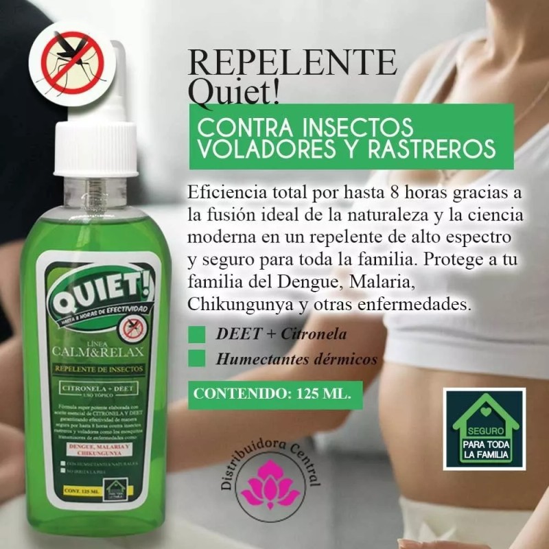 Francis Repelente Contra Insectos Voladores Quiet! Francis® 125ml 2p