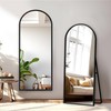 GlasFlength Full Length Mirror with Stand - 57" x 18"