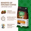 Sollo Keto Proof Organic Ground Coffee - Infused Blend, Dark
