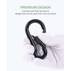 SEPWIK Carabiner Clips, 316 Stainless Steel Carabiner Clip, Heavy Duty