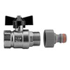 mdpe Compression Water Supply Pipe Fitting to Metal Butterfly Valve-Universal