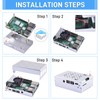 GeeekPi Raspberry Pi 4 Case,Raspberry Pi 4 Aluminum case with
