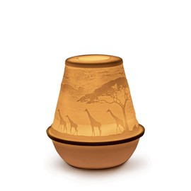 LLADRÓ African Savannah Lithophane. Porcelain Litophane.
