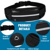 ZKSXOA Running Belt with Adjustable Elastic Strap,Waterproof Large Capacity Running