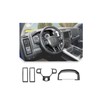 JeCar 4pcs Carbon Fiber Interior Trim Kit for 2010-2017 Dodge