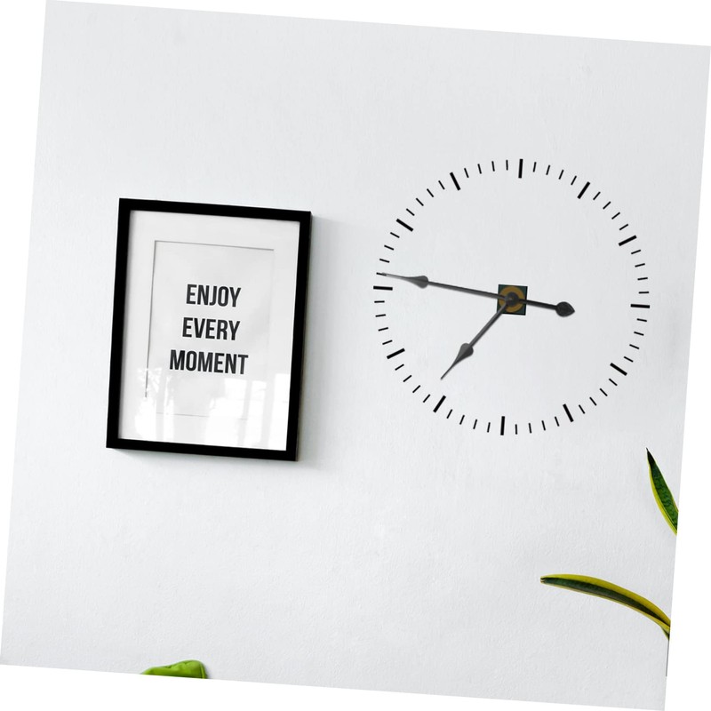 Veemoon 4pcs Wall Clock Extra Long Hands Extra Long Clock