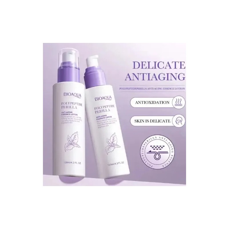 Bioaqua Loción Facial Perilla Antiarrugas Antiedad 130ml