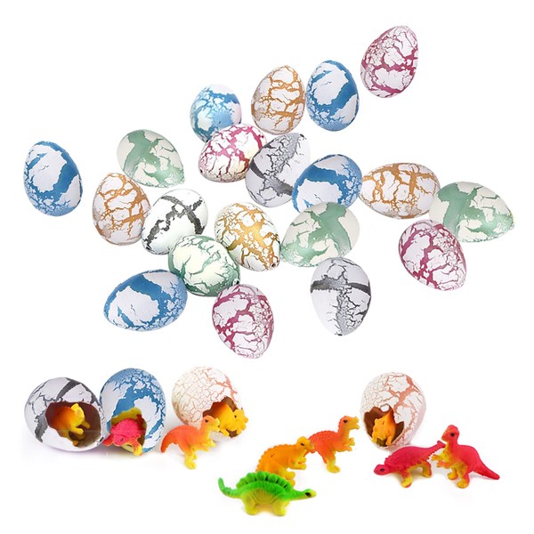 EQLEF Dinosaur Eggs Hatching Toy Grow Dinosaur Eggs that Hatch