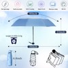 NOORNY Travel Compact Rain Umbrella Lightweight Portable Folding Umbrella for