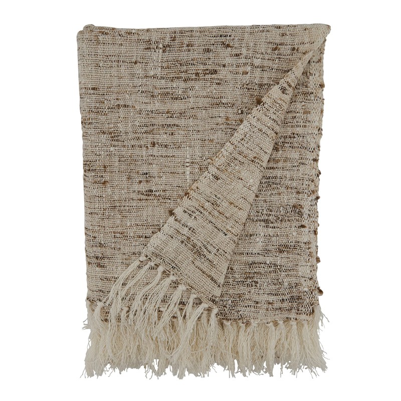 SARO LIFESTYLE Textured Throw Blanket