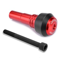 Motorcycle Exhaust Slider Frame Slider Crash Protector Compatible With Suzuki gixxer 250/SF250/150 GSX250R DL250 GW250 V-Strom250 GSXR600 GSXR750 HAYABUSA GSX1300 GSXR1300 (red)