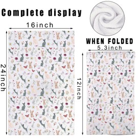 G2TUP Sphynx Cat Dish Towels Sphynx Cat Owner Gifts Hairless Cat Lover Gifts Canadian Hairless Kitten Kitchen Towels (Sphynx Cat kt CA)