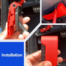 ZyloPlinx Hood Latch Release Pull Handle Compatible with Mercedes AMG 2011-2012 SLK-Class W170 1996-2004 Part Numbers A1248800320 124880032064
