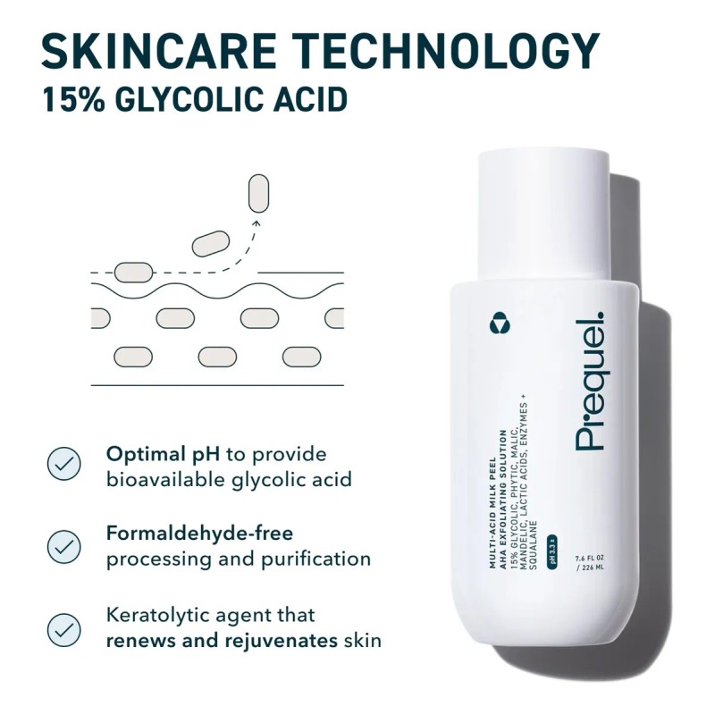 Skin Multi-acid Milk Peel, Solución Exfoliante Profesional.