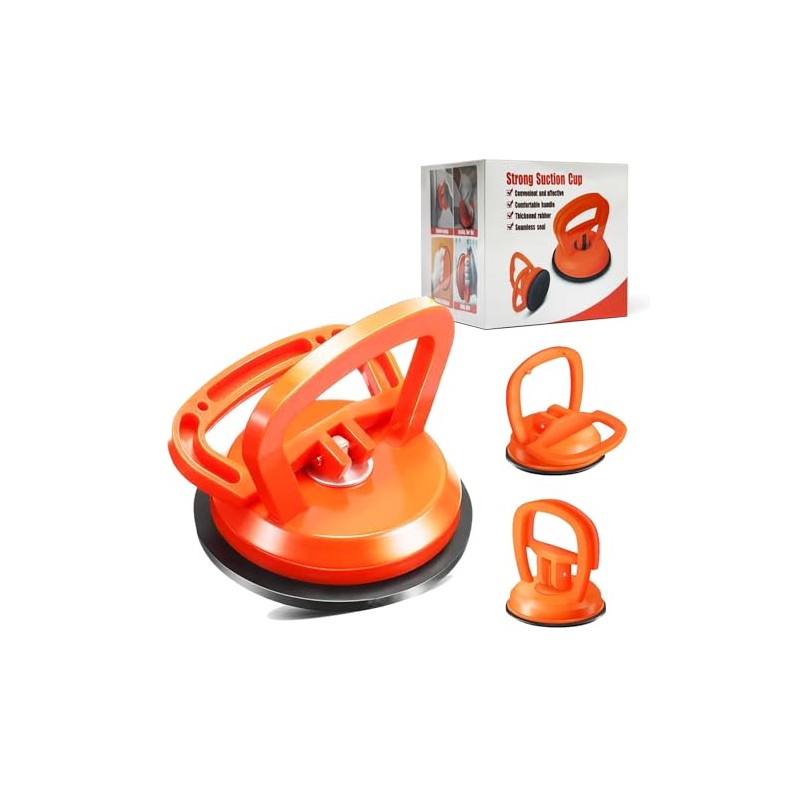 DEZEU 3-Pack Car Dent Puller Kit - Strong Suction for