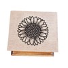 Mother's day gift Sunflower engraved wooden music box with your
