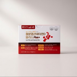 Chong Kun Dang 종근당 철분 엽산 비타민D 플러스 남자 엽산 60정 3개 / 종근당 철분 엽산 비타민D 플러스 남자 엽산 60정 3개
