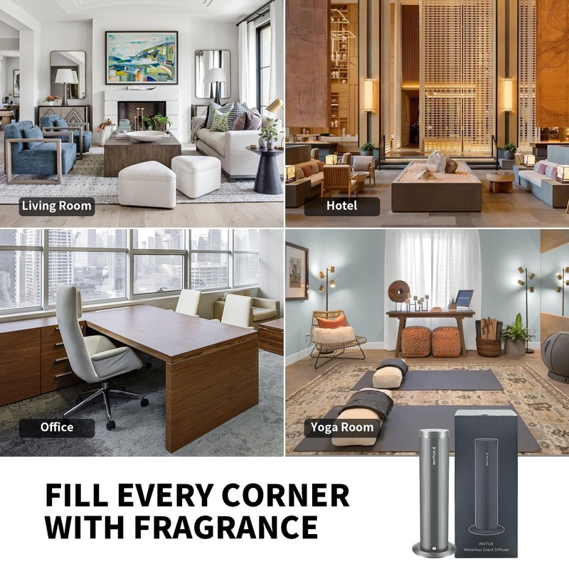 Waterless Essential Oil Diffuser Corded Diffuser with Hotel Collection Diffuser