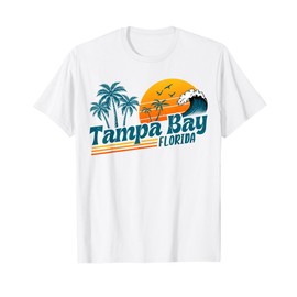 Vintage Tampa Bay Florida Beach Summer Vacation Spring Break T-Shirt