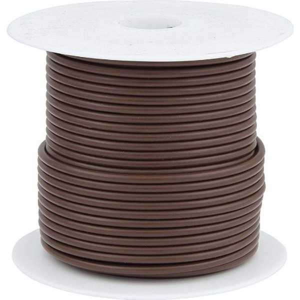 Allstar Performance (ALL76555) 14 AWG Primary Wire, Brown, 100'