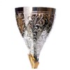 Stonkraft Engraved Pure Brass Premium Goblet Champagne Flutes Coupes Wine