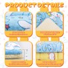 CHICAUP 2 Pcs Guinea Pig Bed, Washable Rabbit Bunny Bed