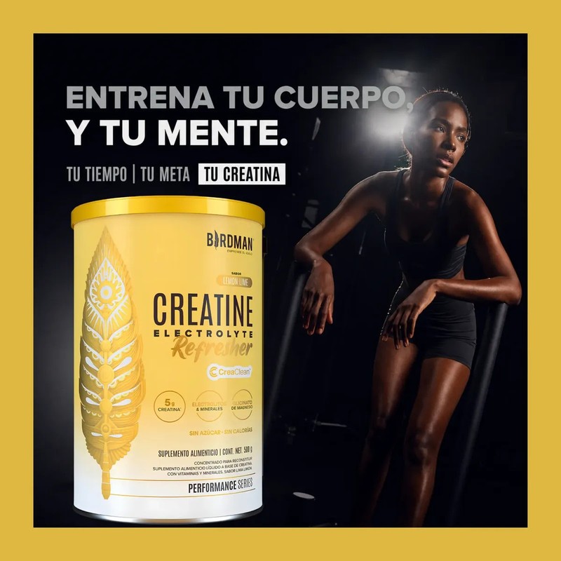 Birdman Creatina Refresher Con Electrolitos 500g Lima Limón